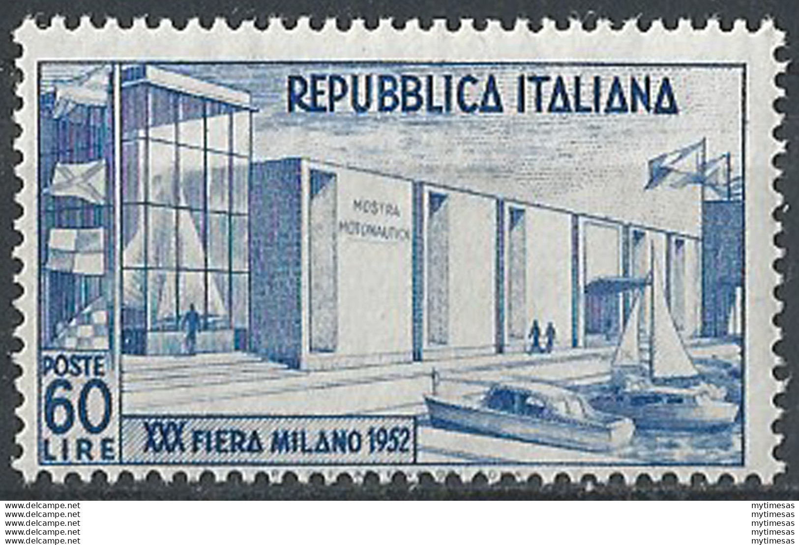 1952 Italia 30° Fiera Di Milano 1v. MNH Sass. N. 685 - 1946-60: Mint/hinged