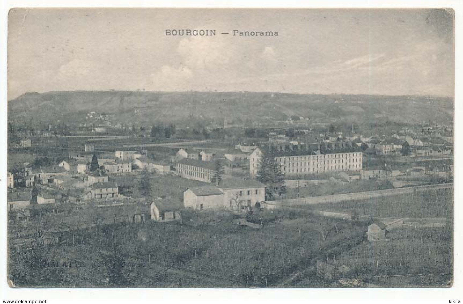 CPA 9 X 14 Isère BOURGOIN Panorama - Bourgoin