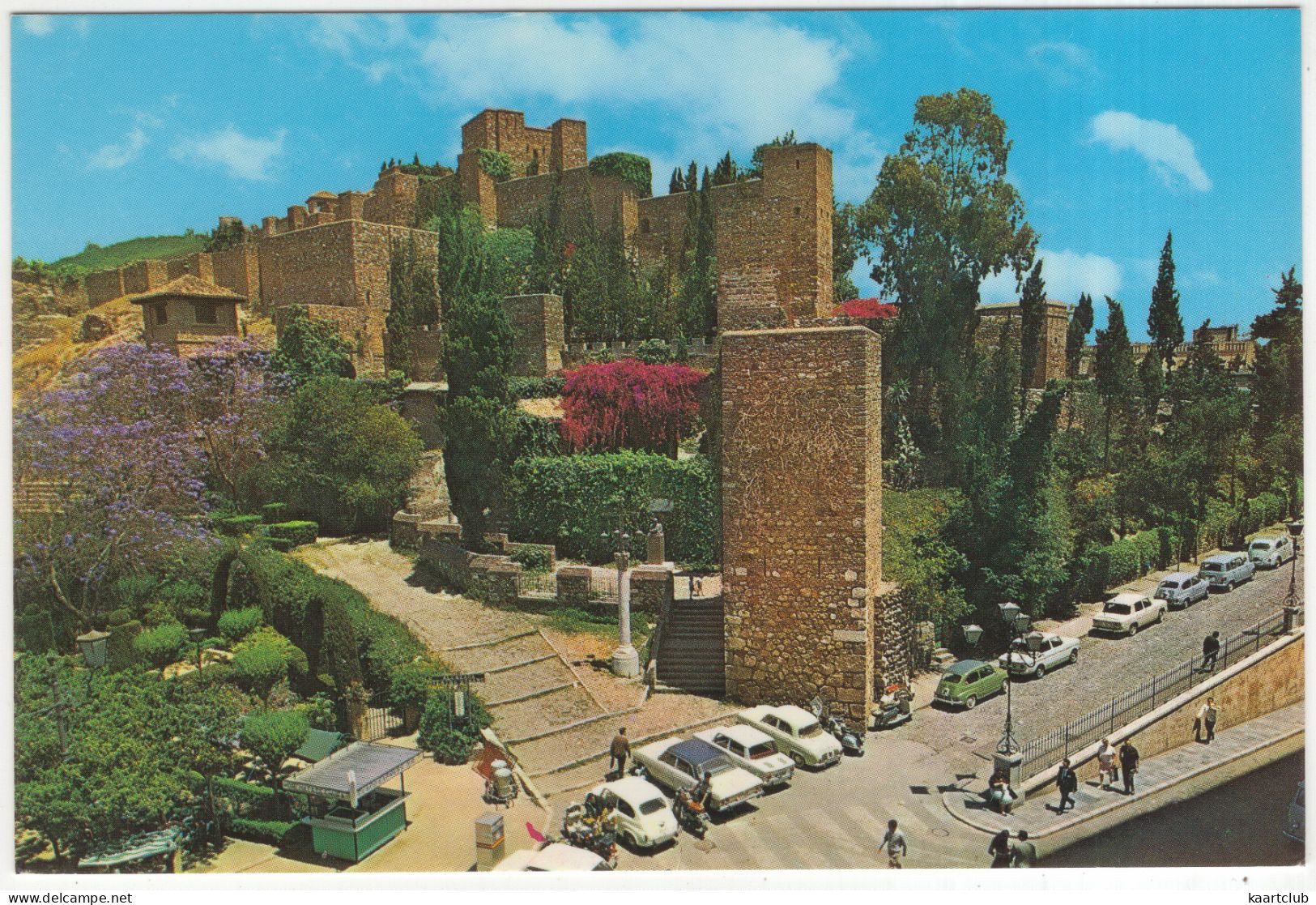 Malaga: SEAT 600, OPEL REKORD-B, SIMCA 1000, RENAULT DAUPHINE, 4, 8, VW 1200 KÄFER/COX - La Alcazaba (Spain) - Toerisme