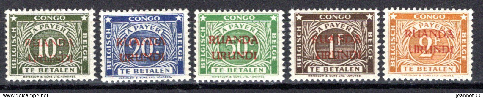 TX 15a/19a** Neuf Sans Charnières - Cote 3,50 € - Unused Stamps