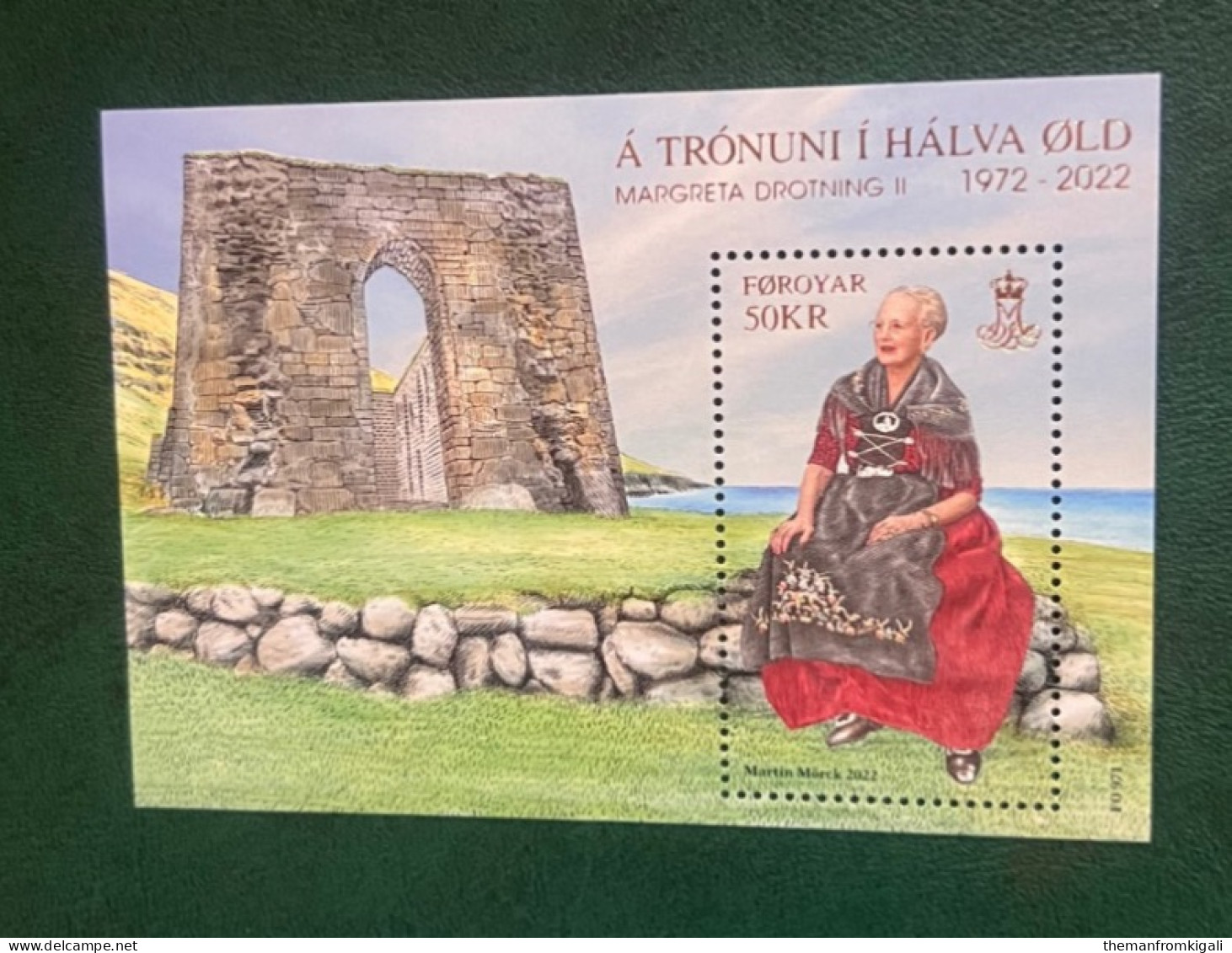 Faroe Islands 2021 -The 50th Anniversary Of Queen Margarette II Accession To The Throne. - Färöer Inseln