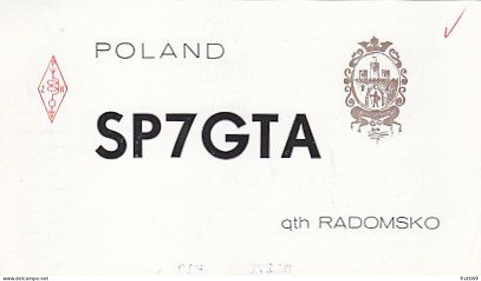 AK 210696 QSL - Poland - Rdomsko - Radio-amateur