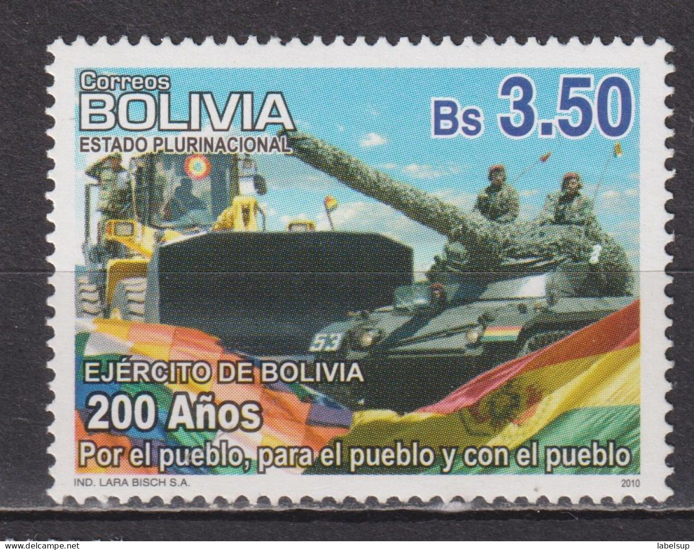 Timbre Neuf** De Bolivie De 2010 YT 1393 MI 1813 MNH - Bolivia