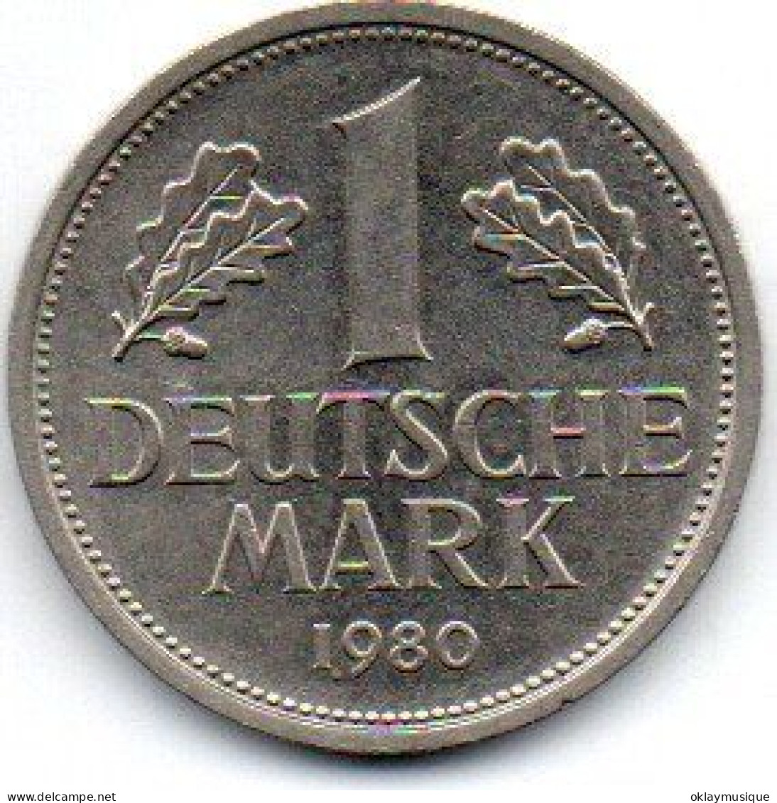 1 Deutche Mark 1980D - 1 Mark