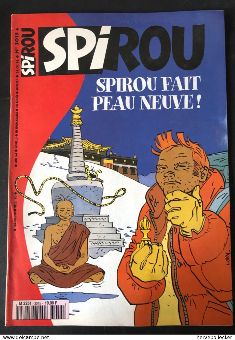 Spirou Hebdomadaire N° 3015 -1996 - Spirou Magazine