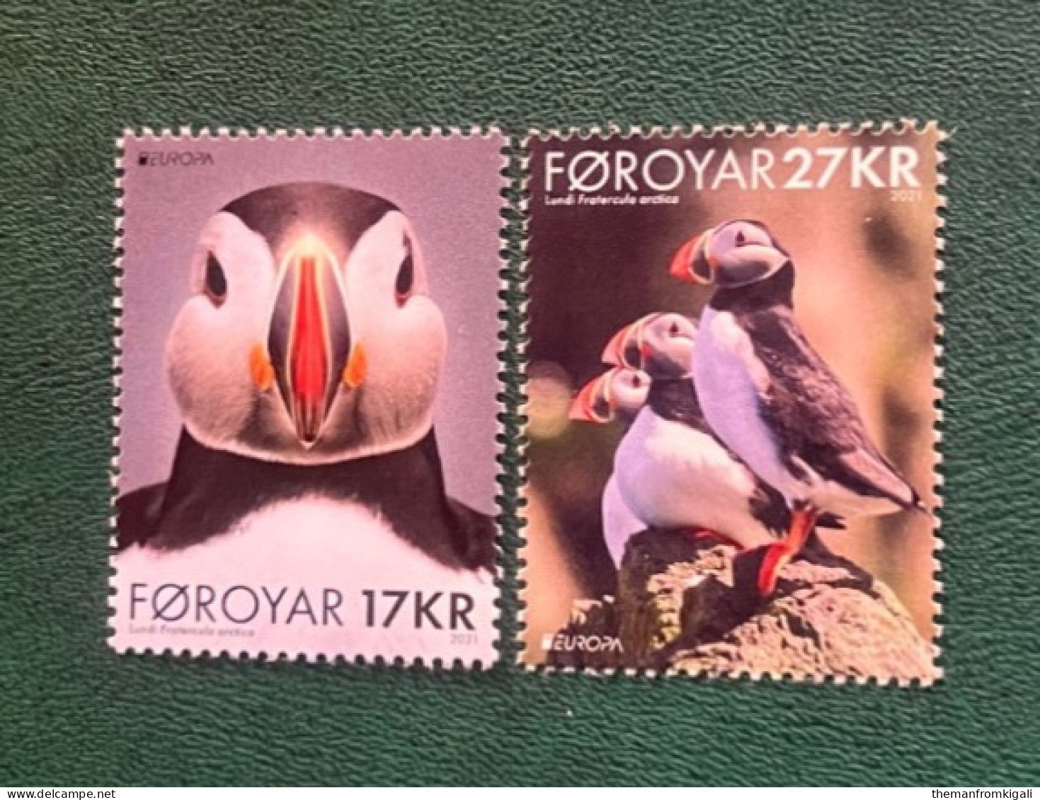 Faroe Islands 2021 - Europa Stamps - Endangered National Wildlife. - Faroe Islands