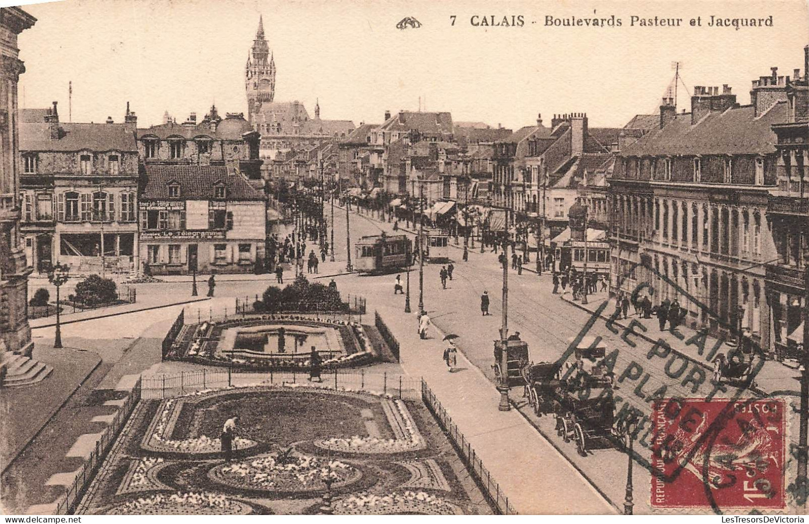 FRANCE - Calais - Boulevard Pasteur Et Jacquard - Carte Postale Ancienne - Calais