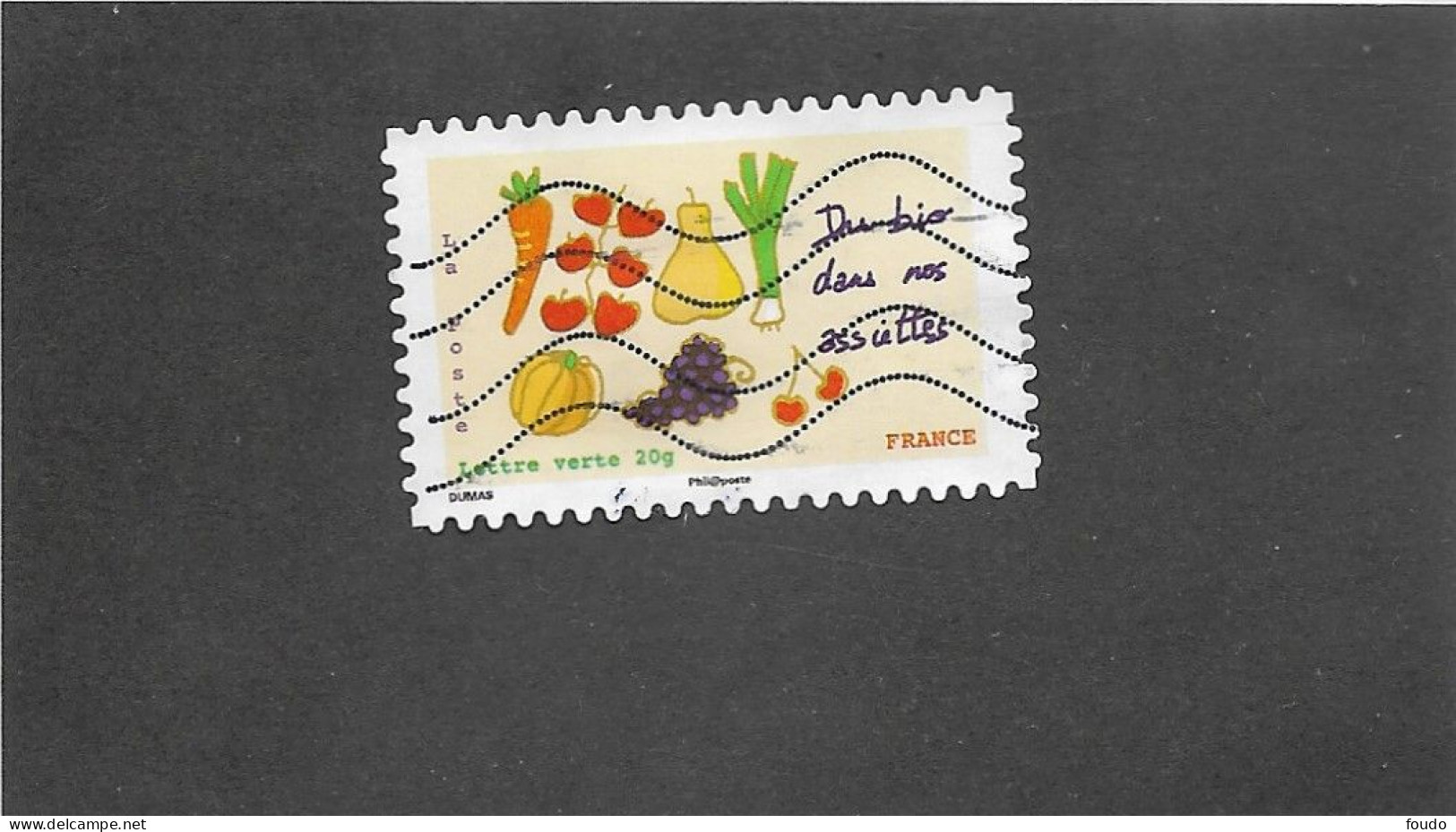 FRANCE 2014 - Adhésif  N°YT 967 - Used Stamps
