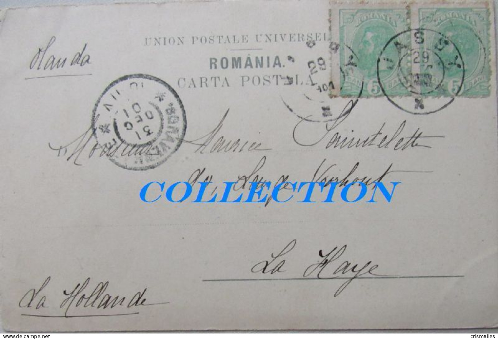 JASSY 1901, IASI, Universitatea, Universitat, 2 Timbre, Clasica Perfecta - Roumanie