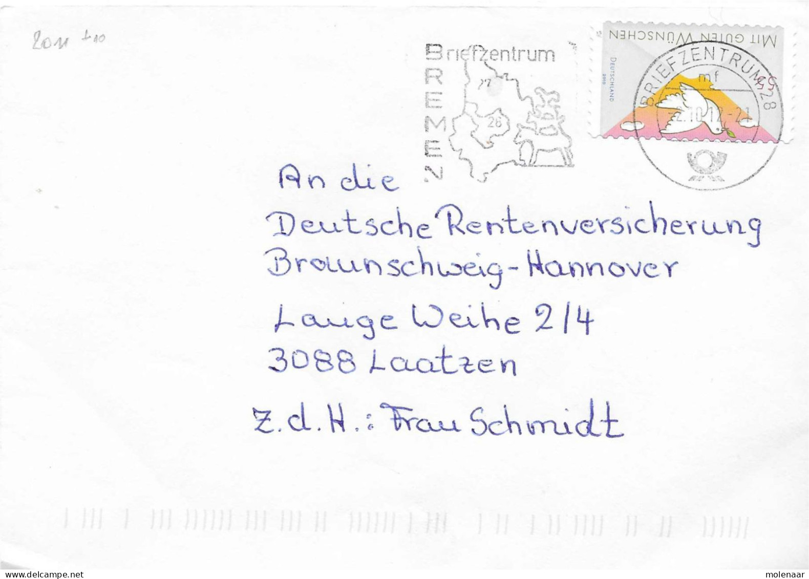Postzegels > Europa > Duitsland > West-Duitsland > 2010-2019 > Brief Met No. 2790 (17307) - Brieven En Documenten