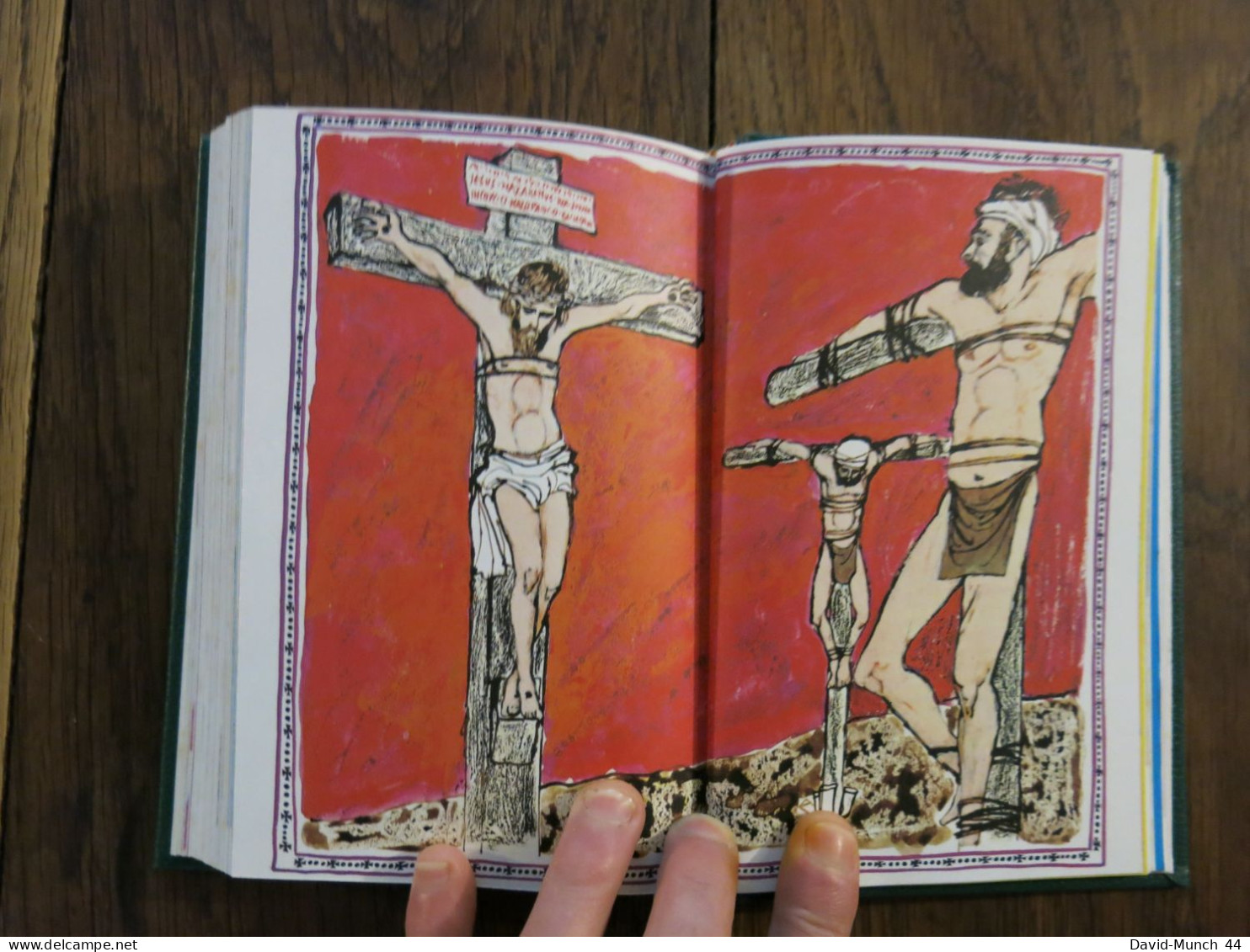 La Bible en 2 tomes de René Berthier, illustrations de Charles Front. Droguet & Ardant