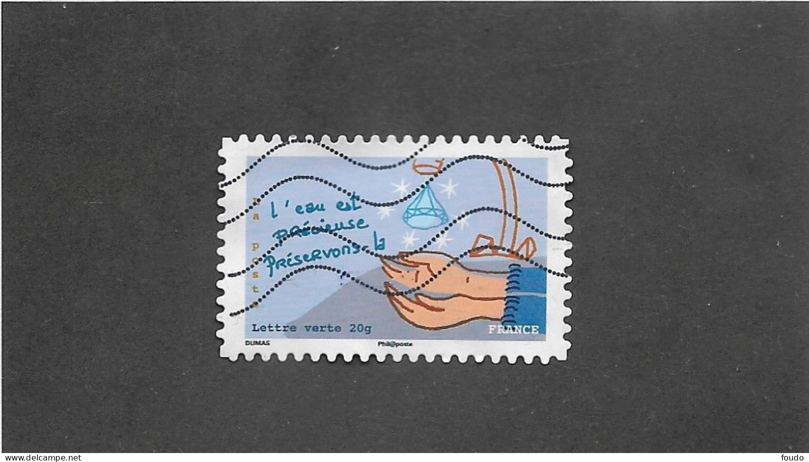 FRANCE 2014 - Adhésif  N°YT 971 - Used Stamps