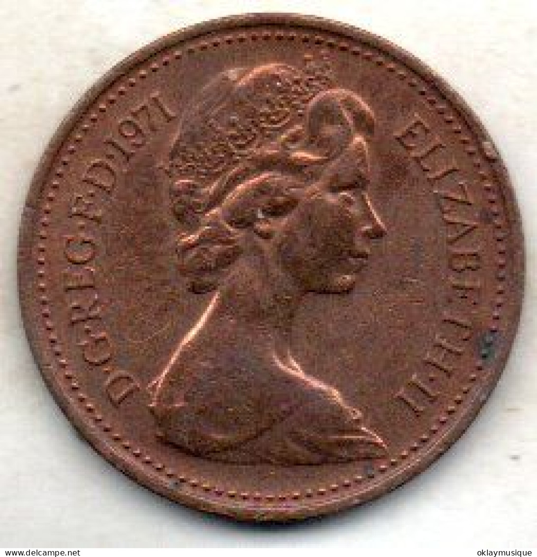 1 New Penny 1971 - 1 Penny & 1 New Penny