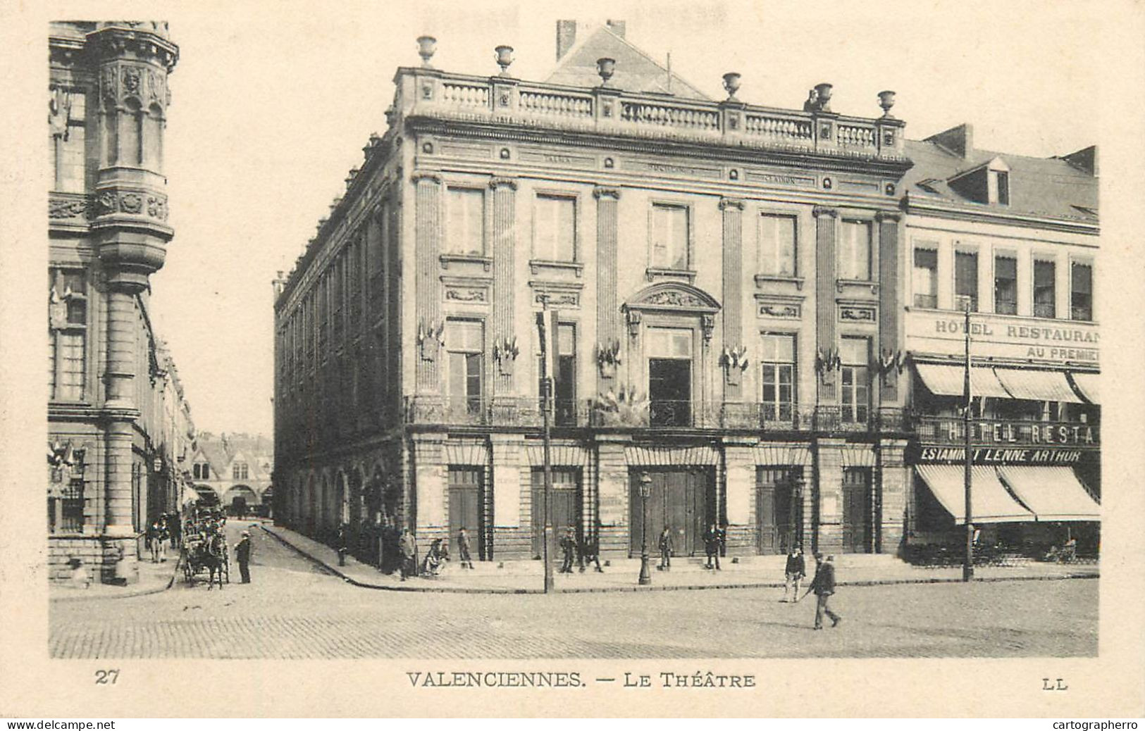 CPA France Valenciennes Le Theatre - Valenciennes