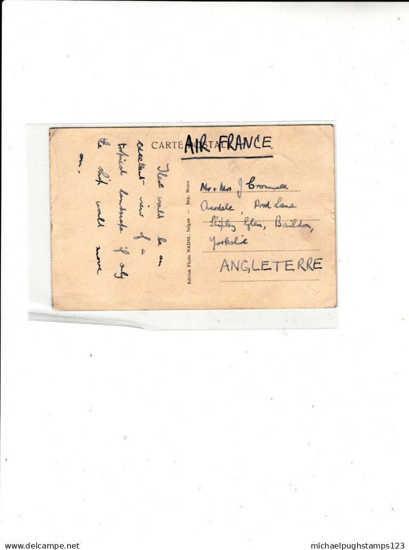 Indochina / Saigon Postcards / Airmail - Altri & Non Classificati