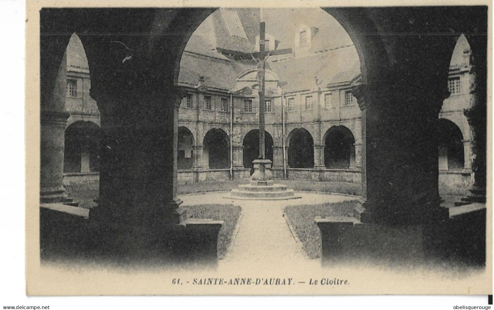 56 STE SAINTE ANNE D AURAY  LA CROIX DU CLOITRE N ° 61 BEAU PLAN - Auray