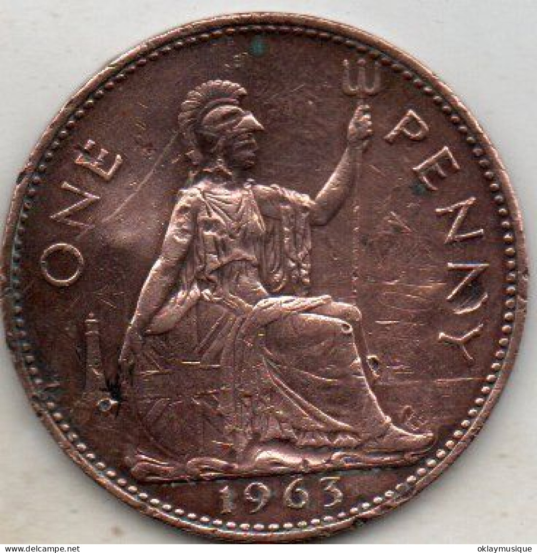 1 Penny 1963 - 1 Penny & 1 New Penny