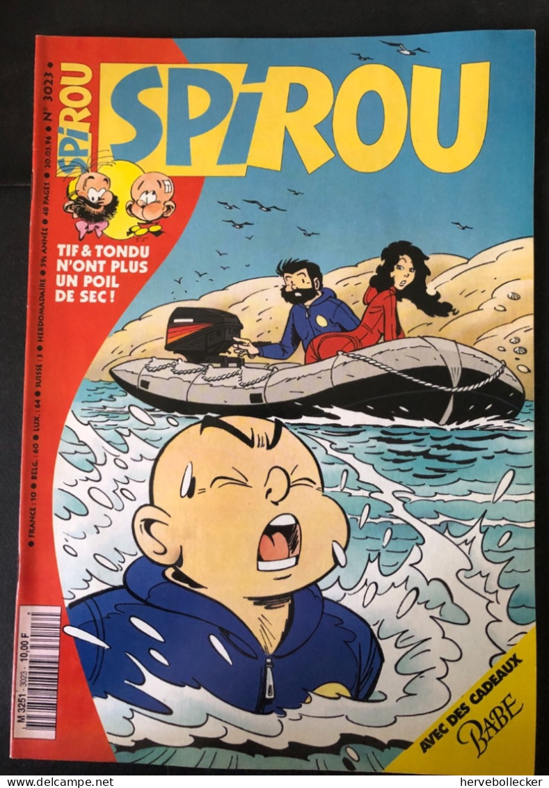 Spirou Hebdomadaire N° 3023 -1996 - Spirou Magazine