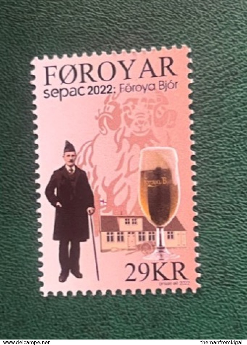 Faroe Islands 2022 SEPAC Issue - Local Beverages - Färöer Inseln