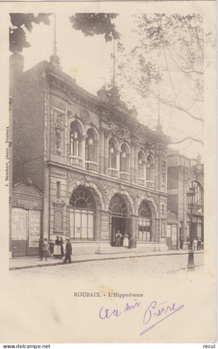 NORD - ROUBAIX - L'Hippodrome  ( - Carte Pionnière Avec Timbre à Date De 1903 - Animation ) - Roubaix