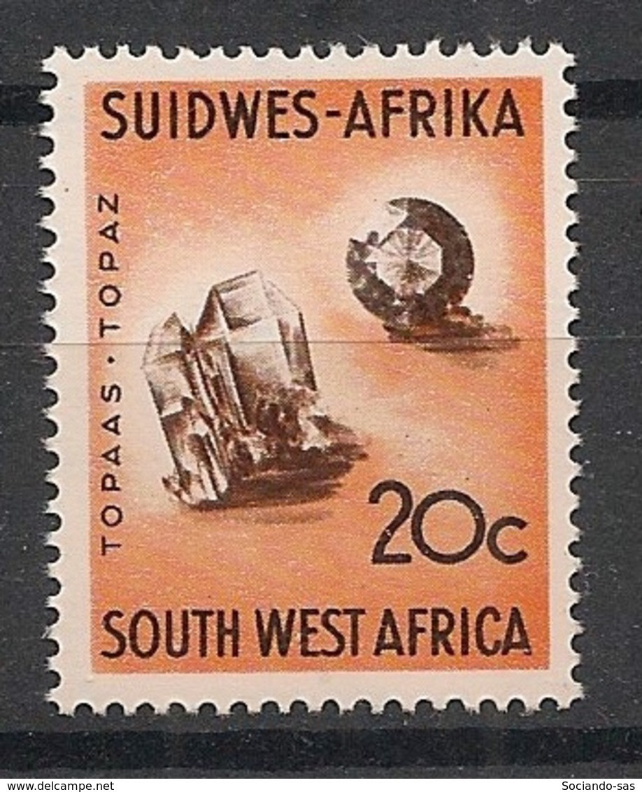 SWA / SOUTH WEST AFRICA - 1967-72 -  N°YT. 293 - Topaze - Neuf Luxe ** / MNH / Postfrisch - Mineralien