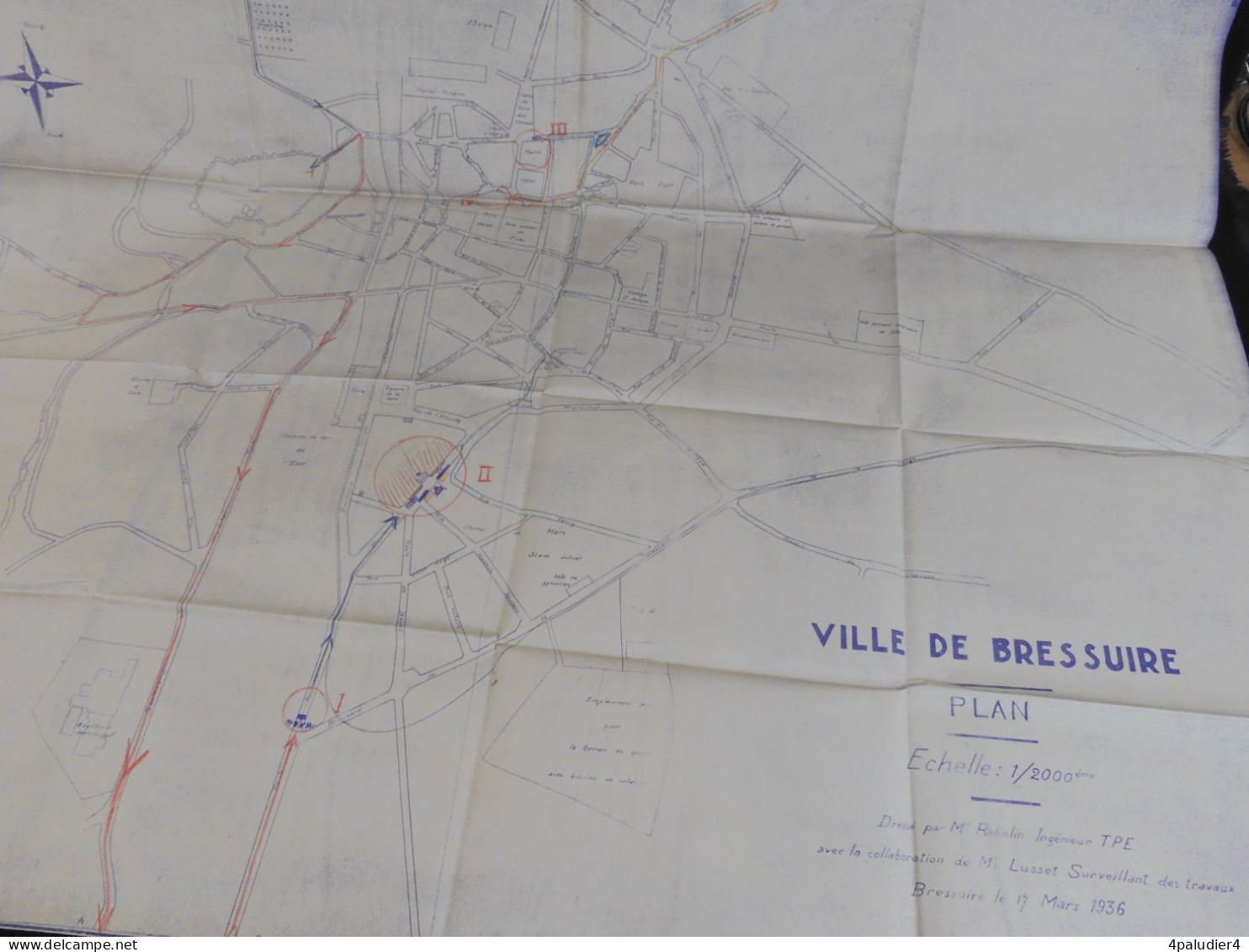 ( Deux Sèvres ) Documents Originaux Visite Du Général De Gaulle à BRESSUIRE Le 24 Juillet 1948 - Historical Documents
