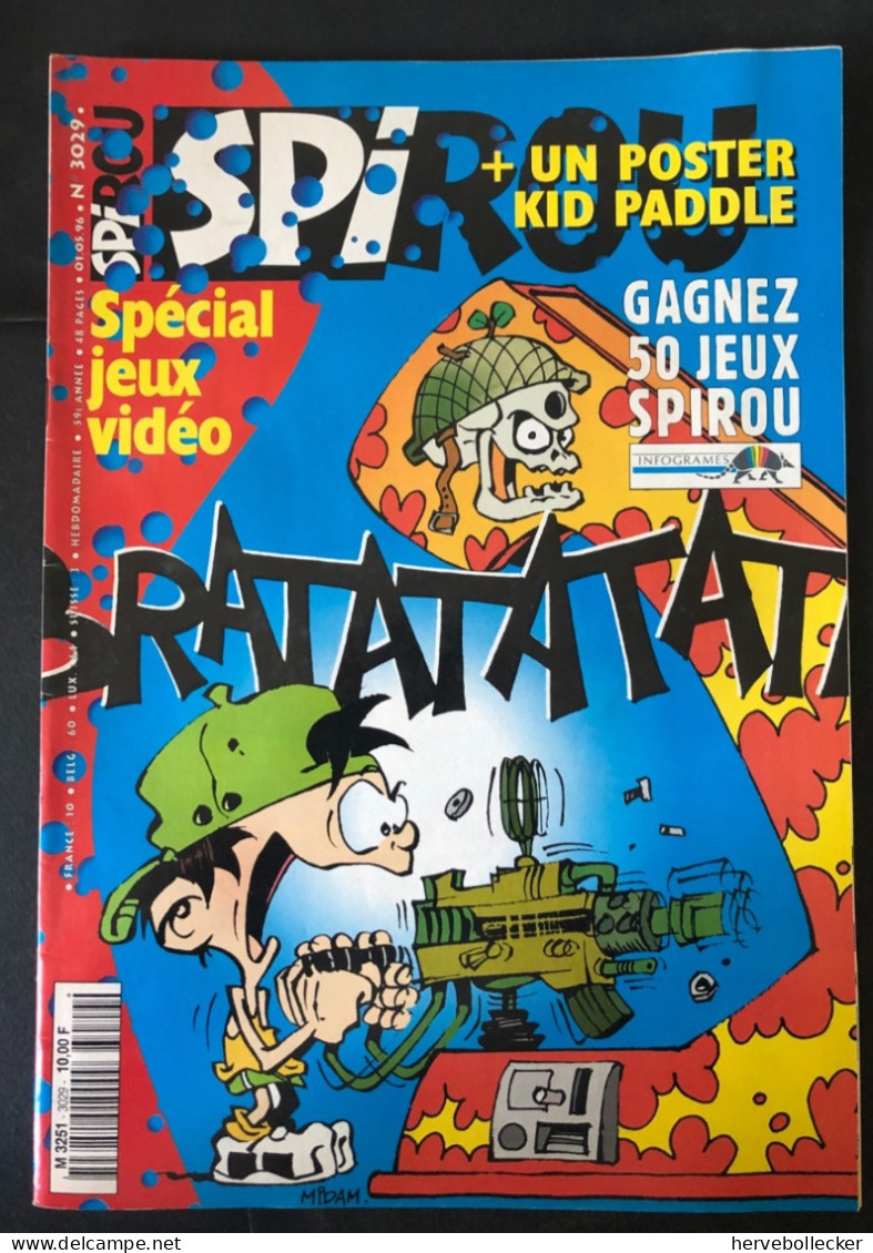 Spirou Hebdomadaire N° 3029 -1996 - Spirou Magazine