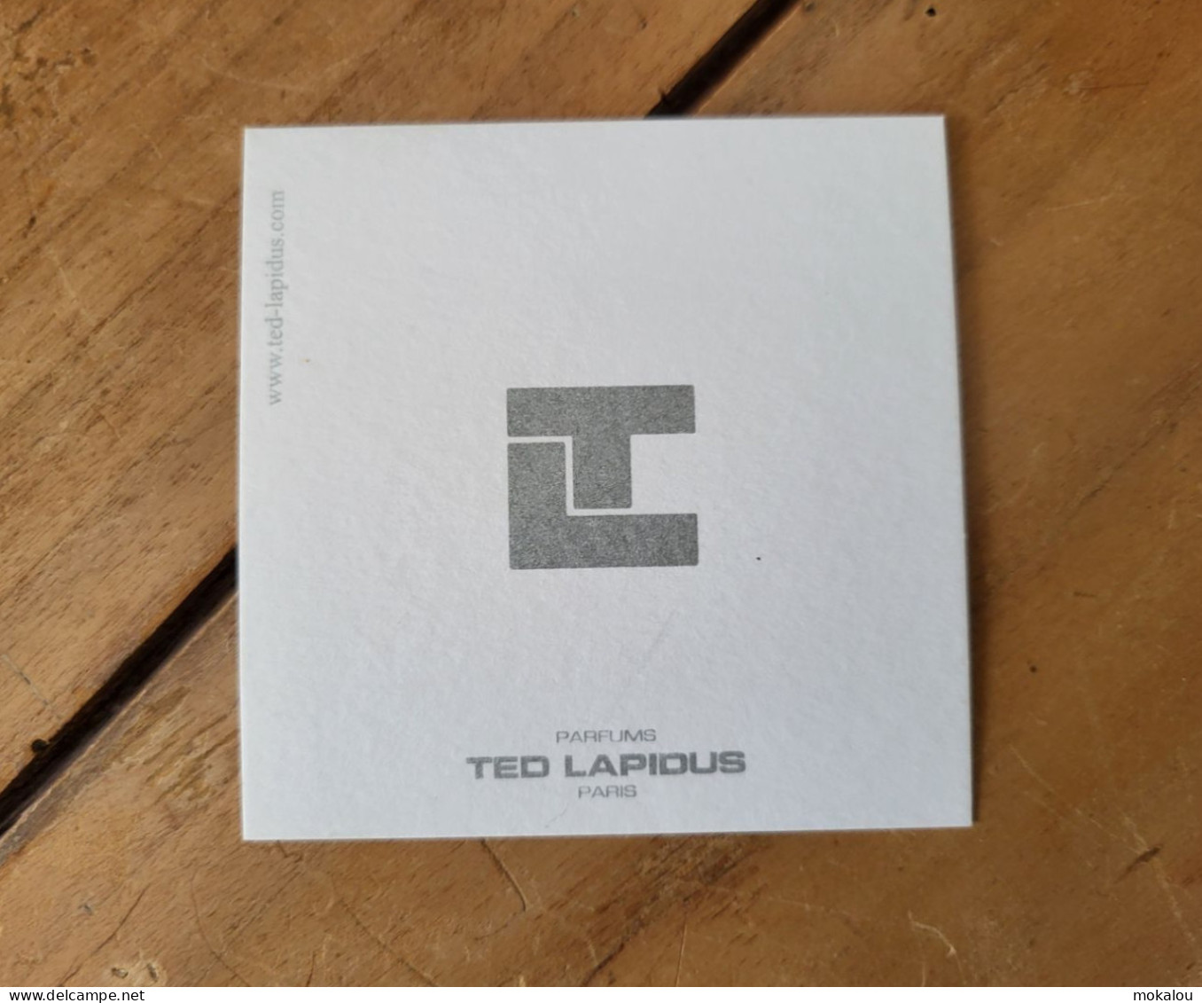 Carte Ted Lapidus - Profumeria Moderna (a Partire Dal 1961)
