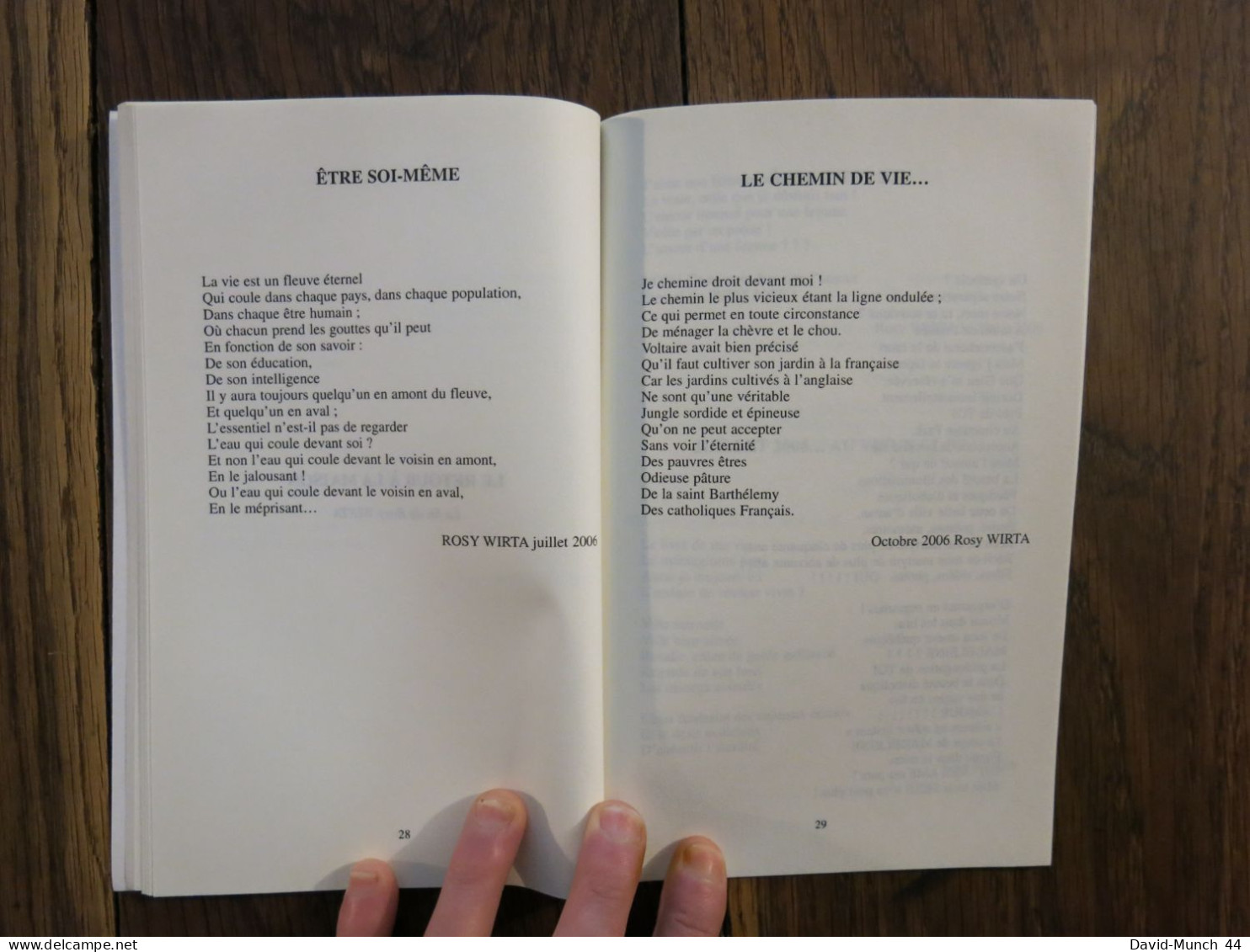 Le martyre dans ma tête, La vie de Rosy Wirta de Marie-Françoise François. La Bruyère éditions. 2007