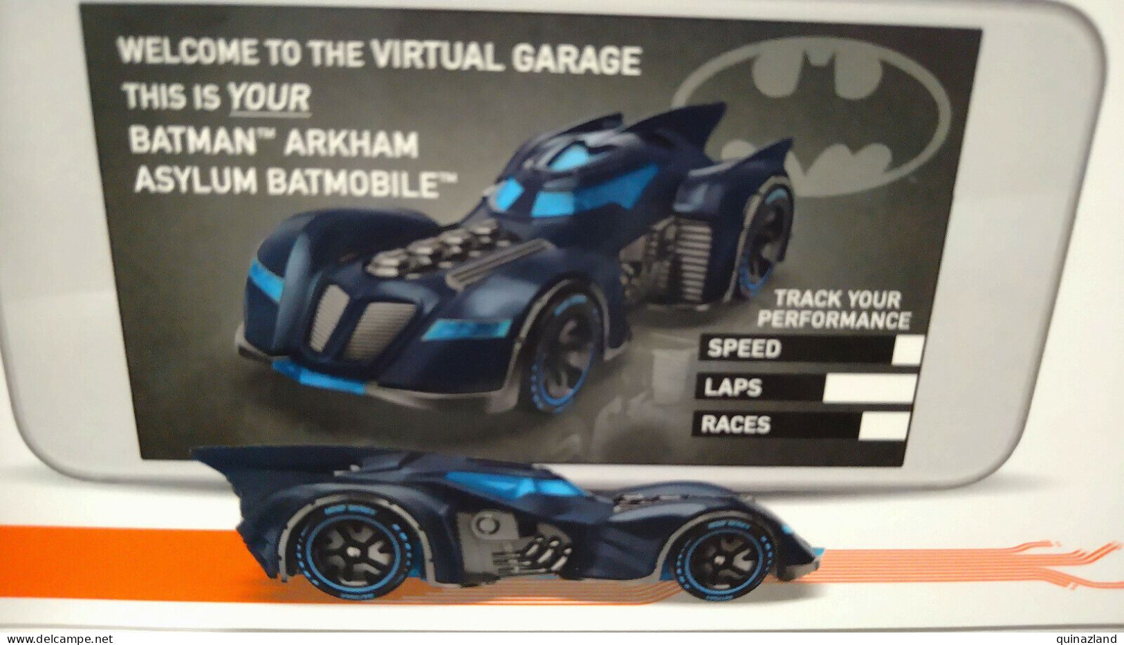Hot Wheels ID Batman Arkham Asylum Batmobile (NG105) - Other & Unclassified