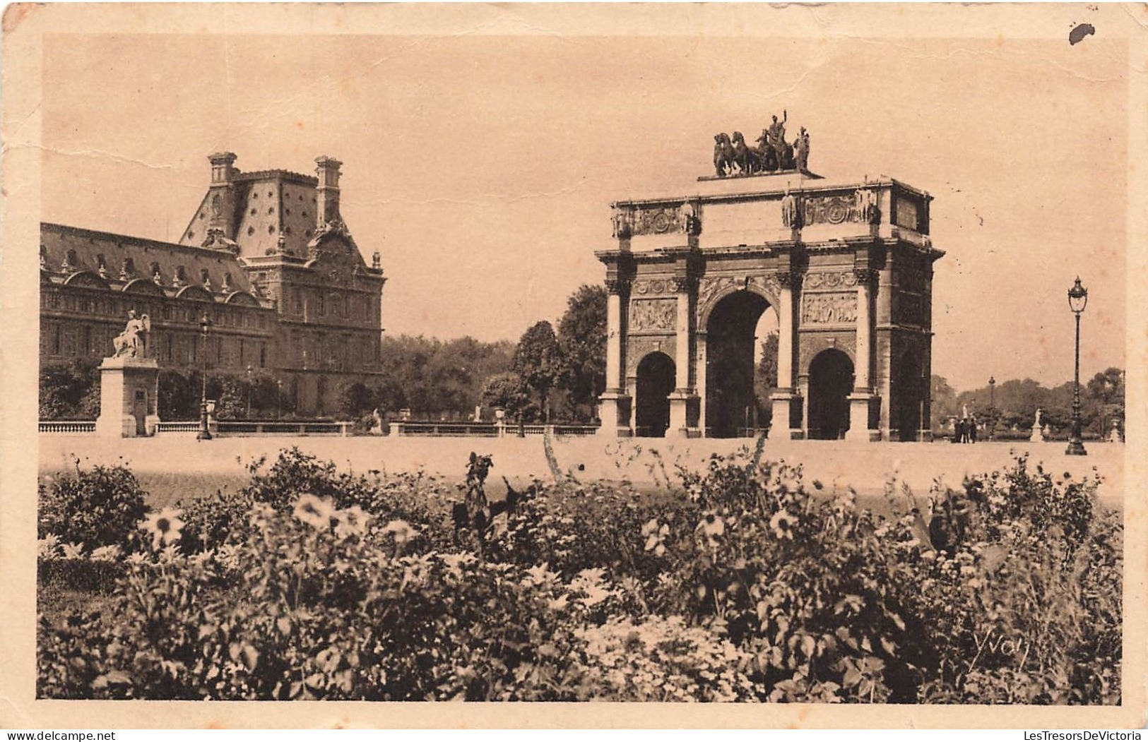 FRANCE - Paris - Place Du Carrousel - Carte Postale Ancienne - Squares