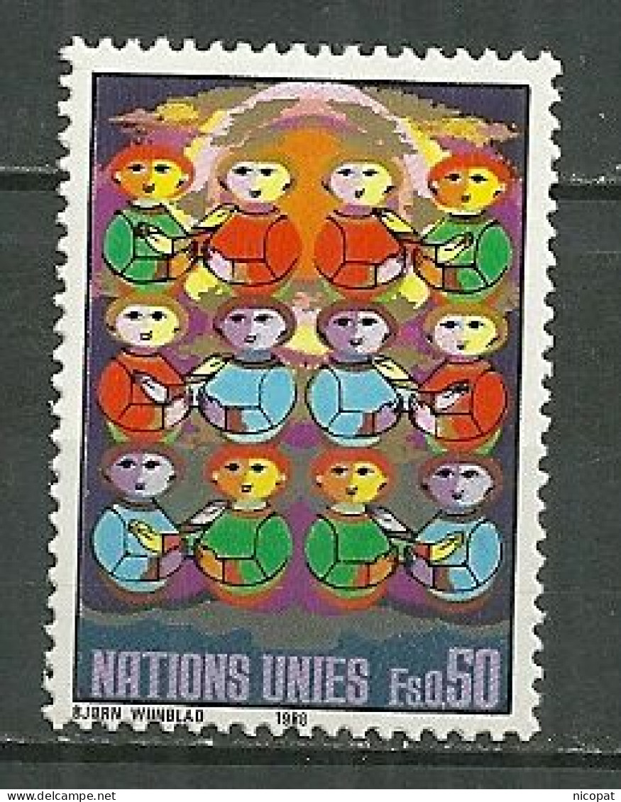 ONU GENEVE MNH ** 162 Allégorie De L'entente Mutuelle - Ongebruikt