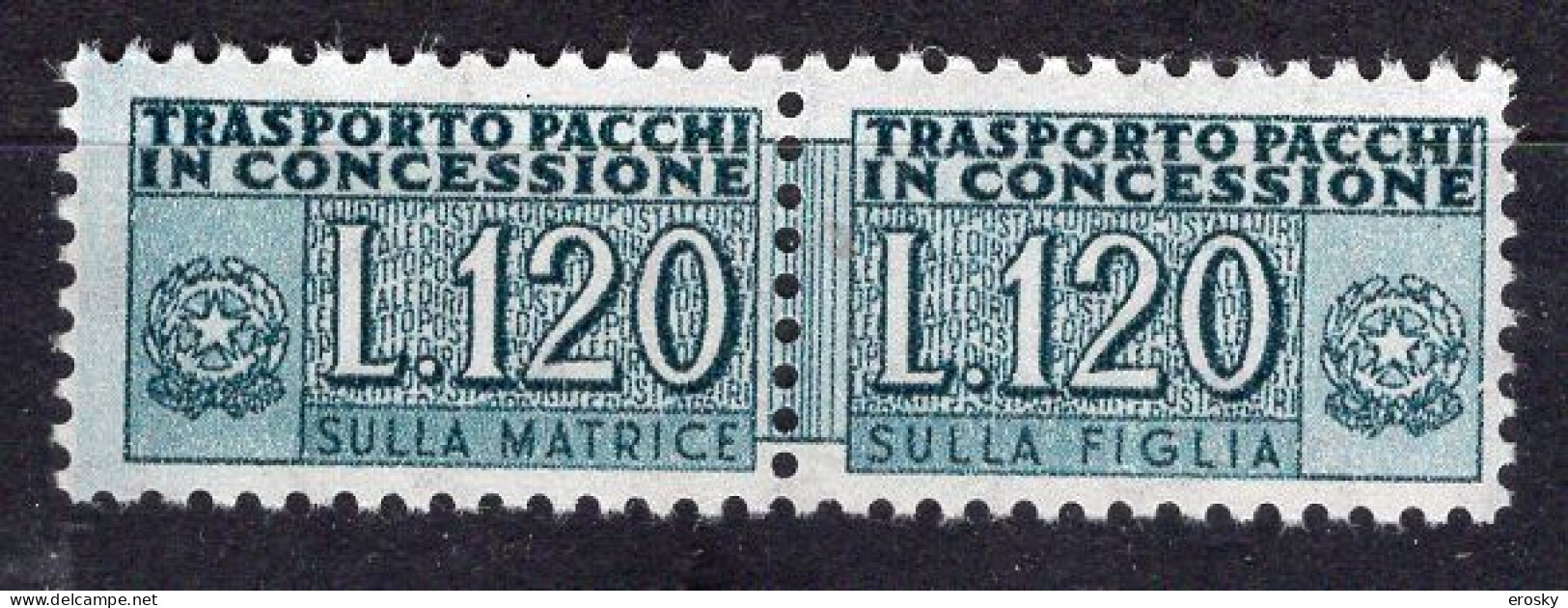 Y6270 - ITALIA PACCHI CONCESSIONE Ss N°14 - ITALIE COLIS Yv N°99 ** - Consigned Parcels