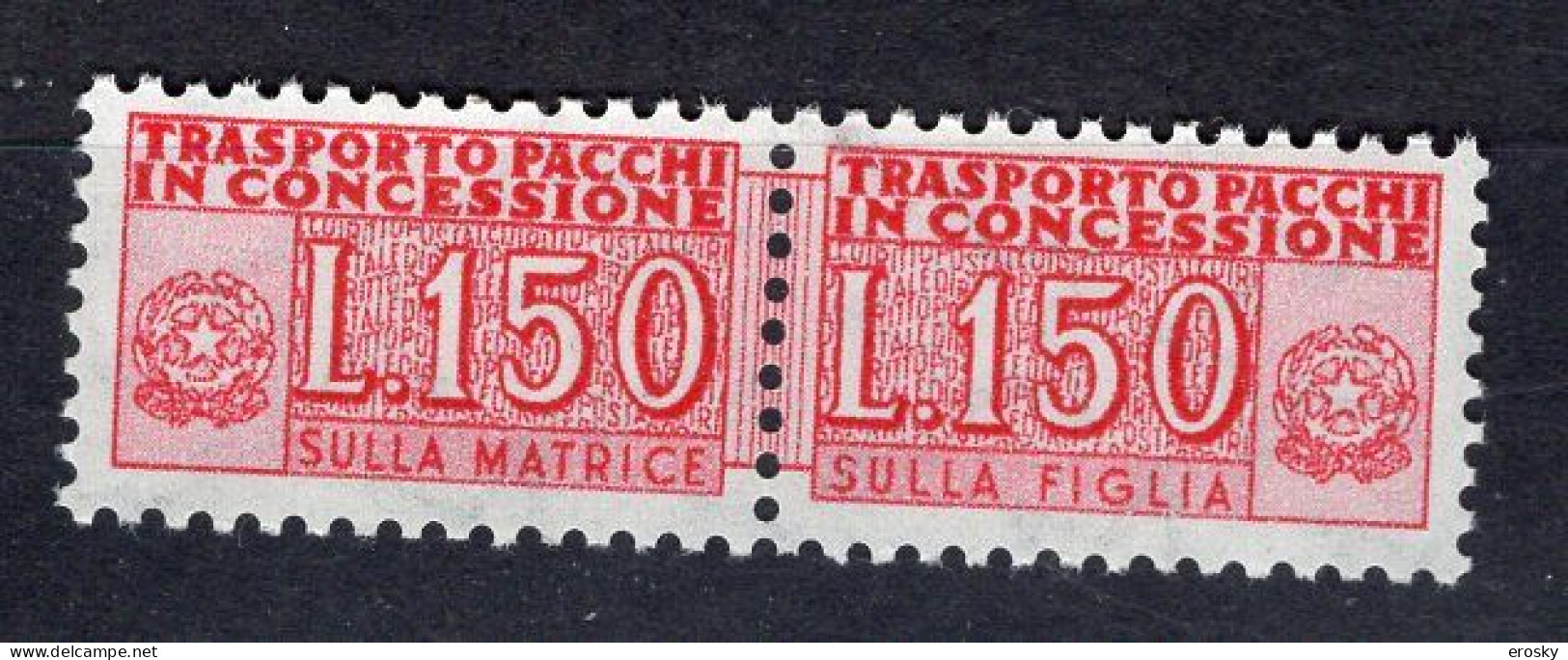 Y6272 - ITALIA PACCHI CONCESSIONE Ss N°16 - ITALIE COLIS Yv N°101 ** - Concessiepaketten