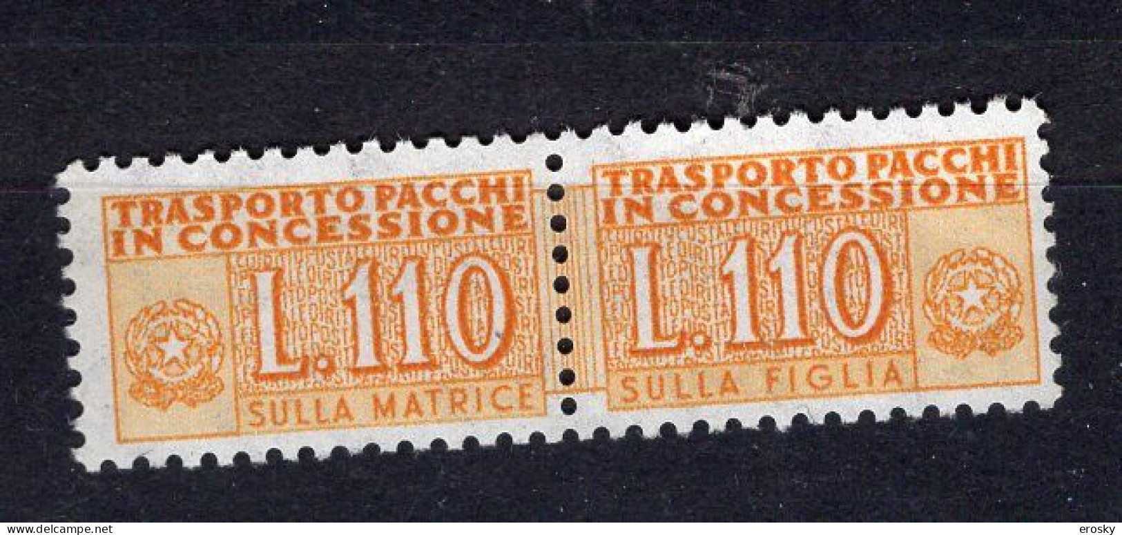 Y6269 - ITALIA PACCHI CONCESSIONE Ss N°13 - ITALIE COLIS Yv N°98 ** - Consigned Parcels
