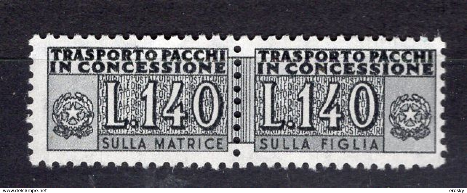 Y6271 - ITALIA PACCHI CONCESSIONE Ss N°15 - ITALIE COLIS Yv N°100 ** - Concessiepaketten