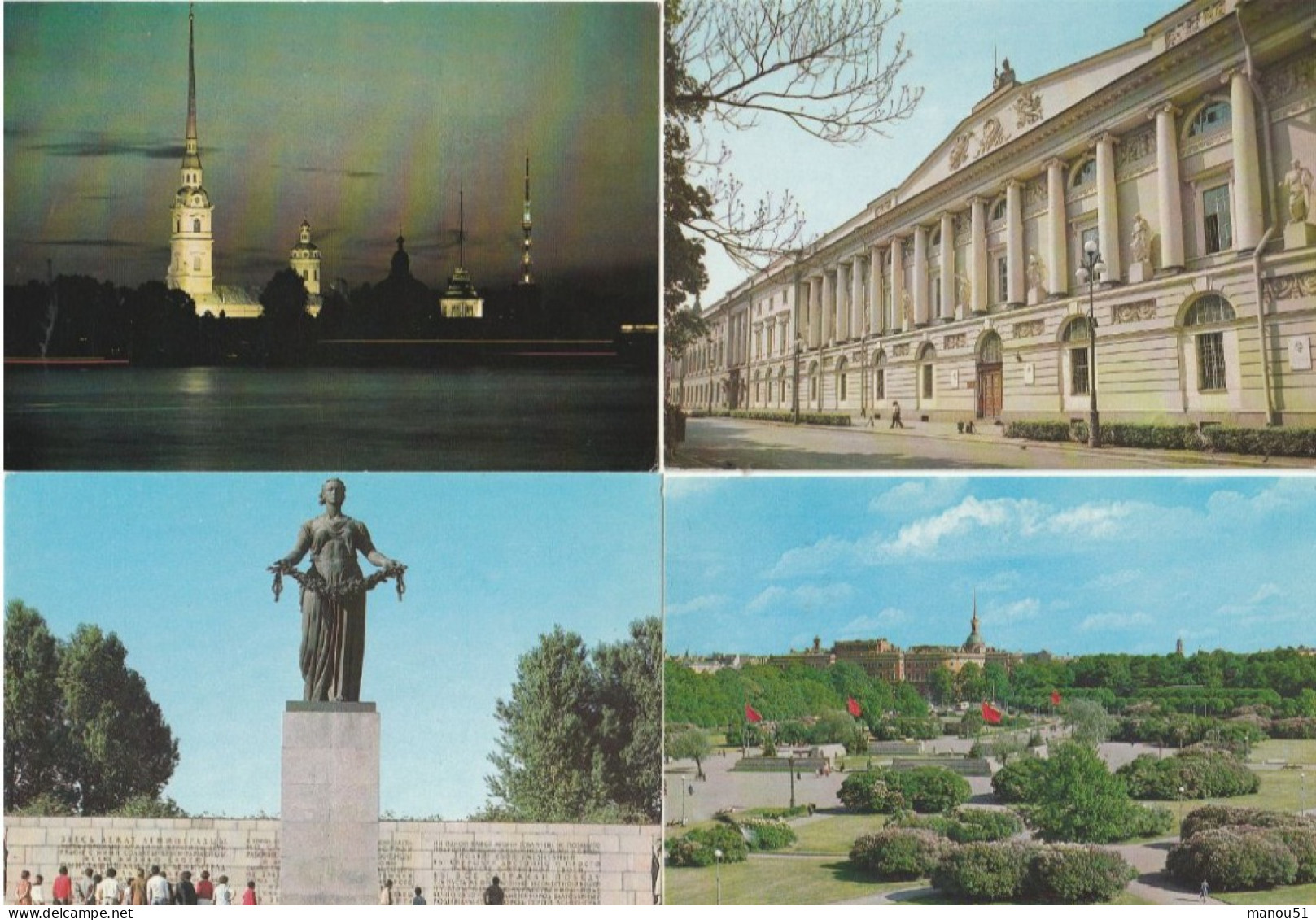 Russie - LENINGRAD - Lot De 12 CP - Rusia