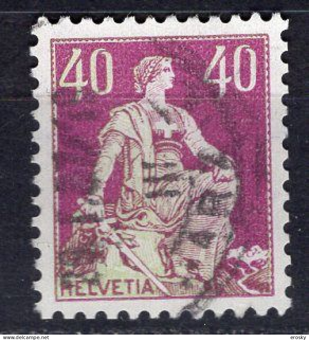 T1731 - SUISSE SWITZERLAND Yv N°123 - Used Stamps