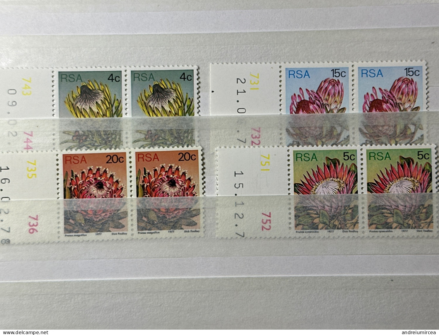 RSA MNH FLOWERS 1977 - Other & Unclassified