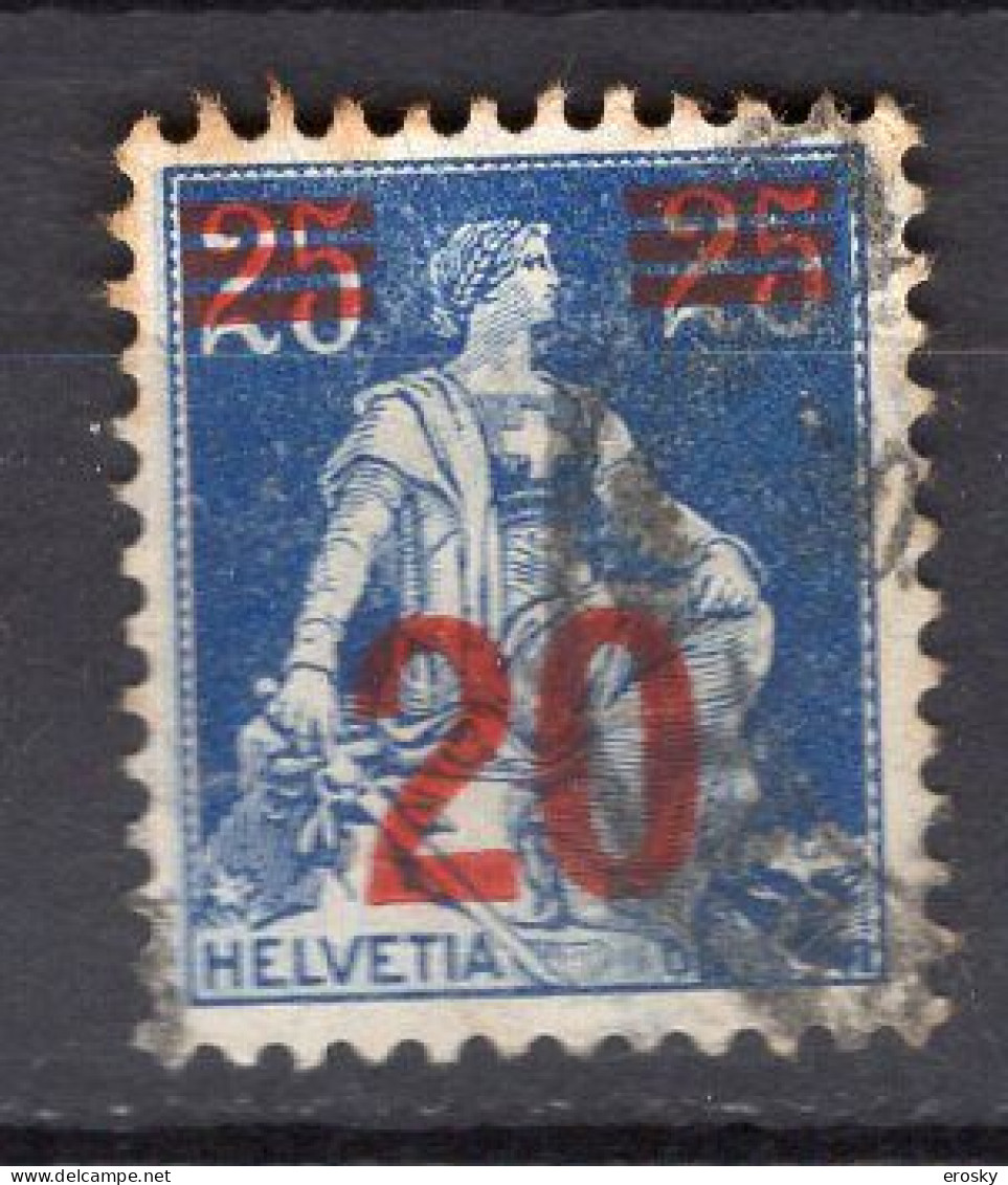 T1787 - SUISSE SWITZERLAND Yv N°184 - Oblitérés