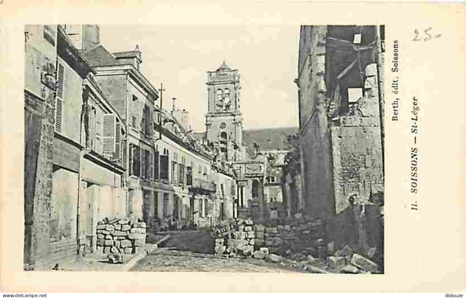 02 - Soissons - Saint Léger - Ruines - Carte Neuve - CPA - Voir Scans Recto-Verso - Soissons