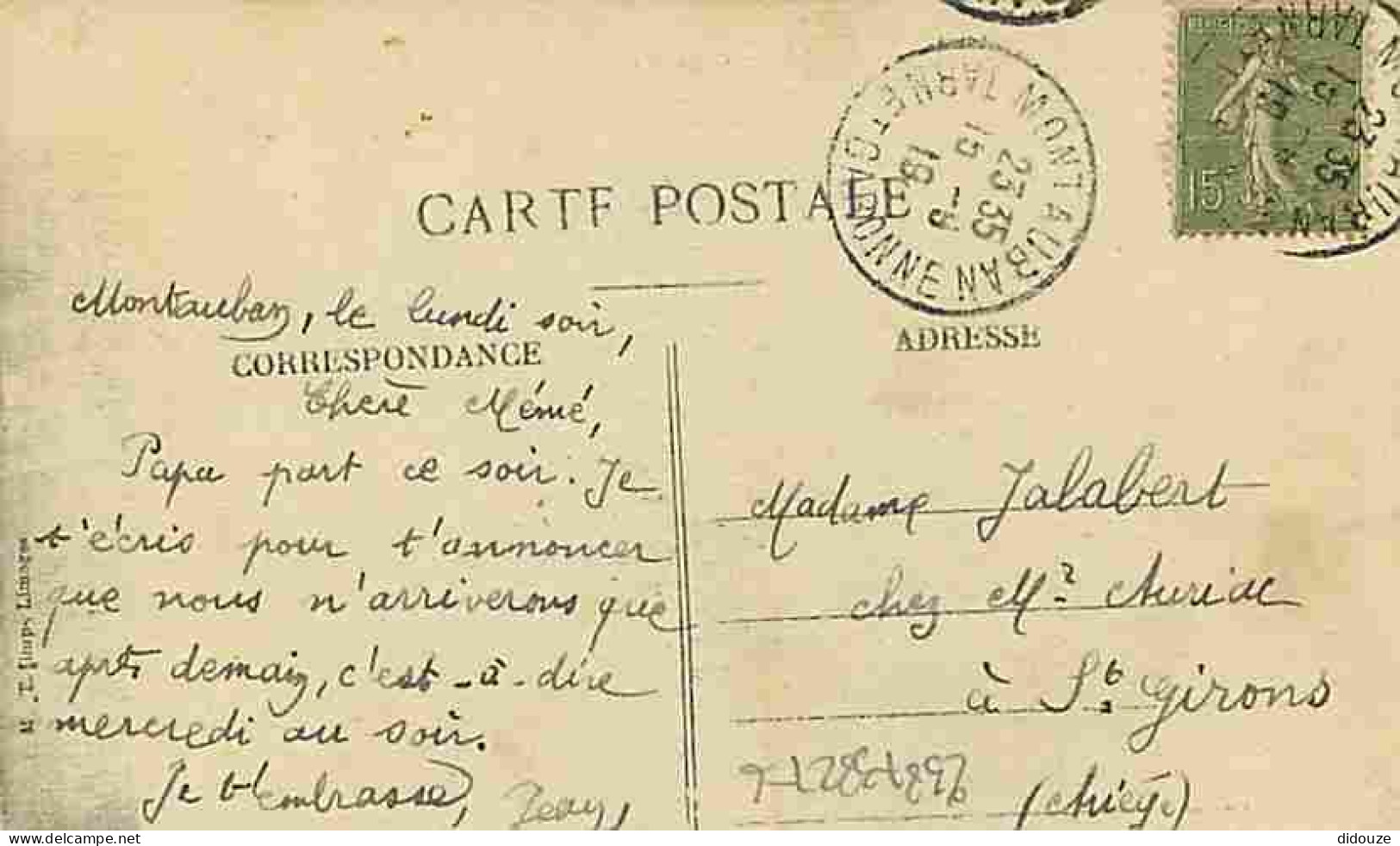 82 - Montauban - Le Musée Et Les Ponts - Correspondance - Oblitération Ronde De 1919 - CPA - Voir Scans Recto-Verso - Montauban
