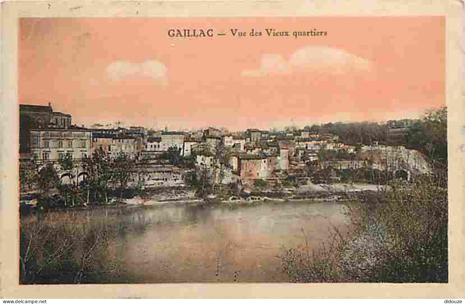 81 - Gaillac - Vue Des Vieux Quartiers - Etat Pli Visible - CPA - Voir Scans Recto-Verso - Gaillac