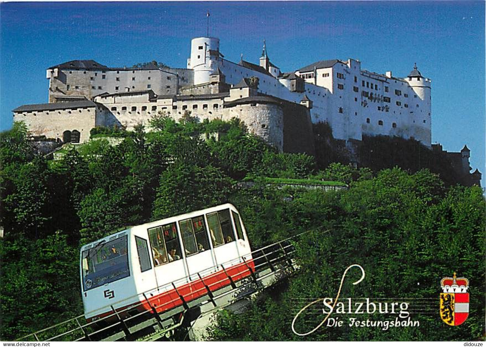 Trains - Funiculaires - Autriche - Austria - Salzburg - Festung Hohensalzburg Und Festungsbahn - Forteresse Du Hohensalz - Funiculares