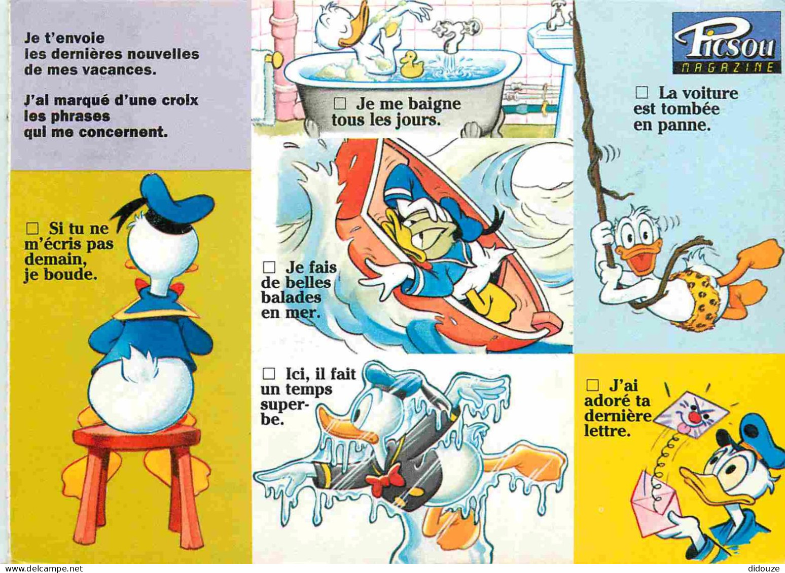 Disney - Carte Picsou Magazine - CPM - Voir Scans Recto-Verso - Other & Unclassified