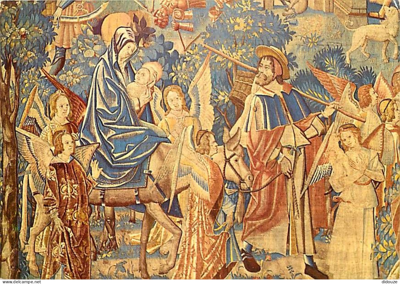 Art - Tapisserie Religieuse - Cathédrale De Reims - Tapisseries De La Vie De La Vierge - La Fuite En Egypte - CPM - Cart - Paintings, Stained Glasses & Statues