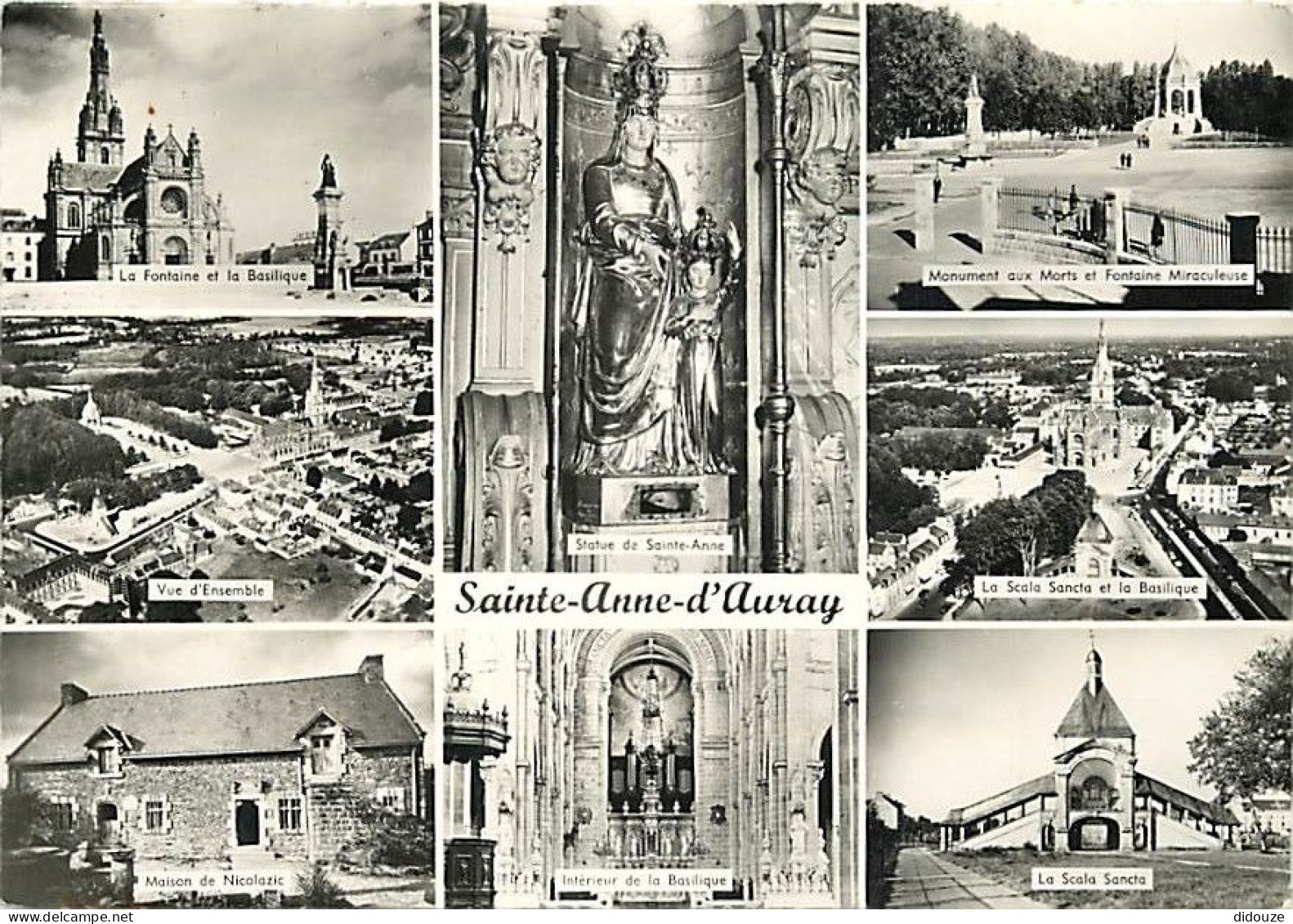 56 - Sainte Anne D'Auray - Multivues - Mention Photographie Véritable - CPSM Grand Format - Carte Neuve - Voir Scans Rec - Sainte Anne D'Auray