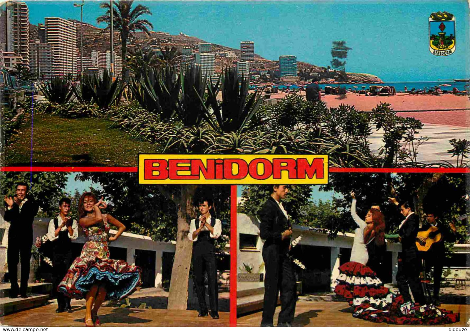 Espagne - Espana - Comunidad Valenciana - Benidorm - Multivues - Danses Espagnoles - Folklore - CPM - Voir Scans Recto-V - Alicante