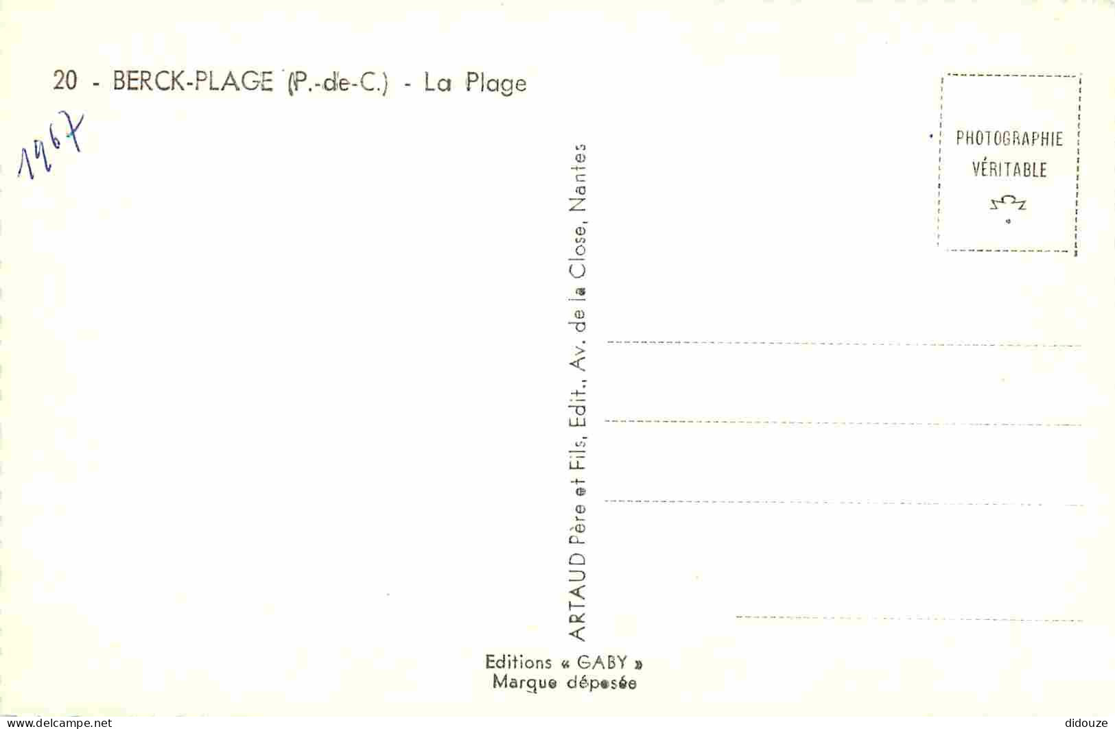 62 - Berck Sur Mer - La Plage - Scène De Plage - Mention Photographie Véritable - Carte Dentelée - CPSM Format CPA - Voi - Berck