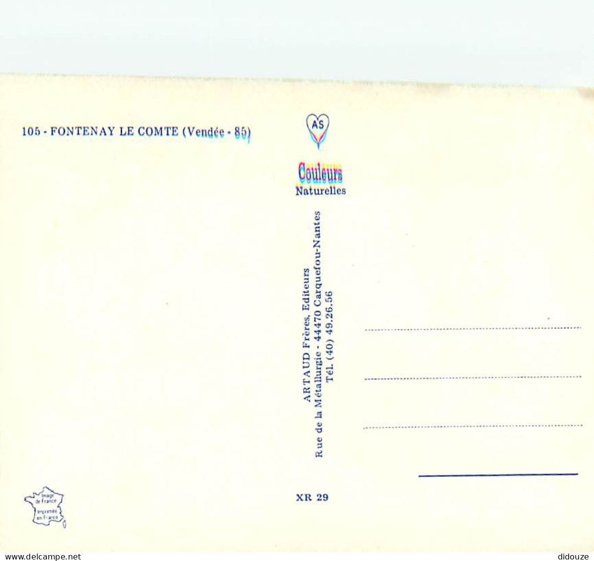 85 - Fontenay Le Comte - Multivues - Carte Neuve - CPM - Voir Scans Recto-Verso - Fontenay Le Comte